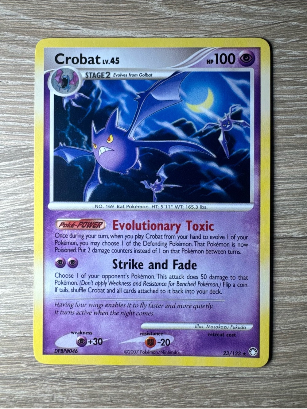 Crobat #23/123/Pokemon Mysterious Treasures